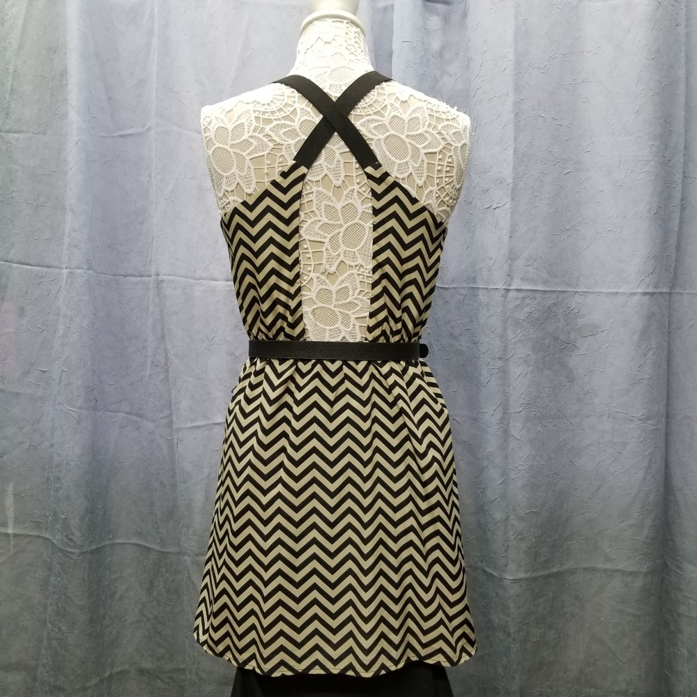 Chevron Print Dress